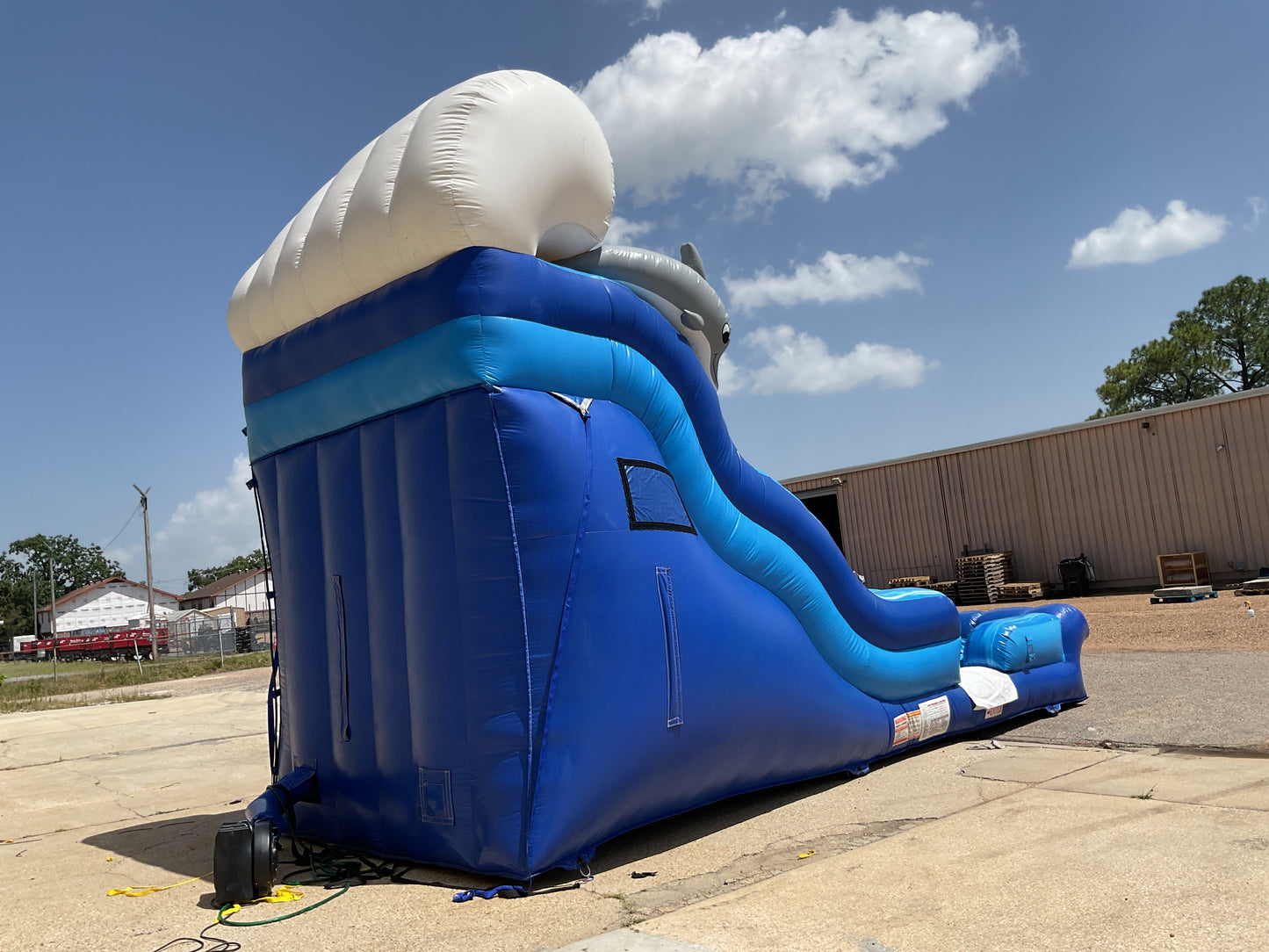 Flipper Dipper Slide with splash pool