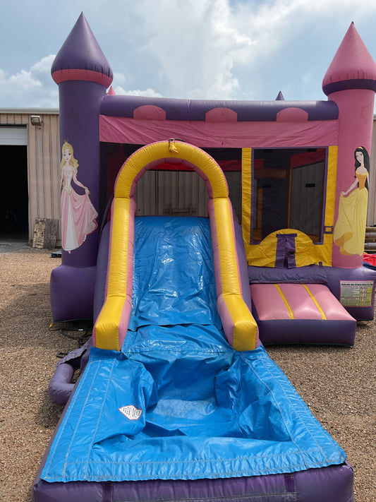 Princess Castle Wet Dry Combo with pool