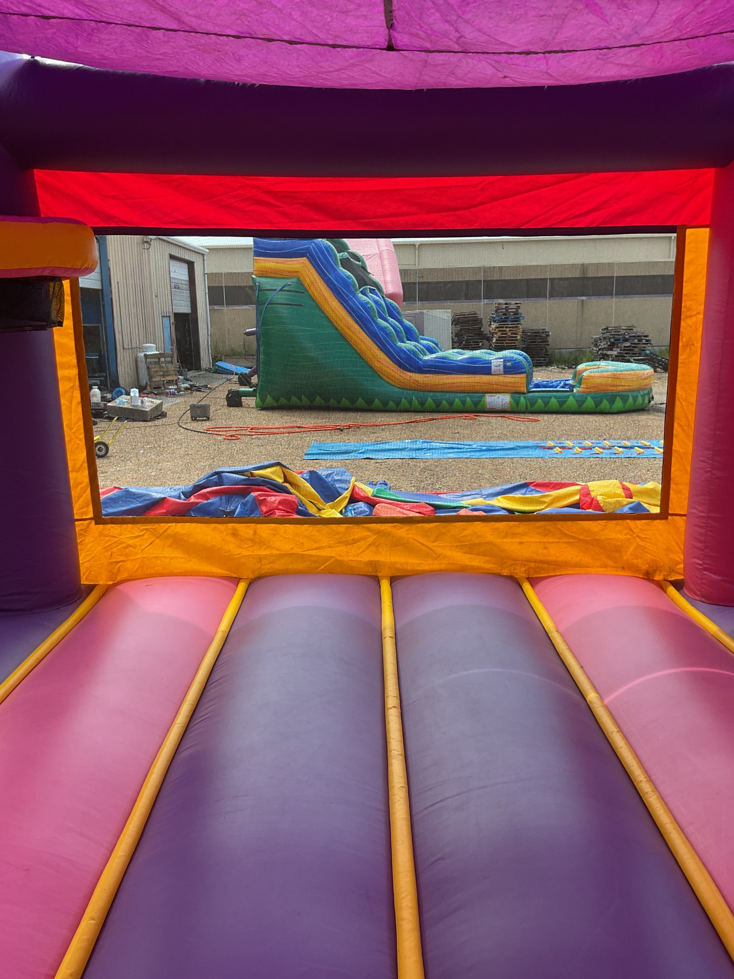 Princess Castle Wet Dry Combo with pool