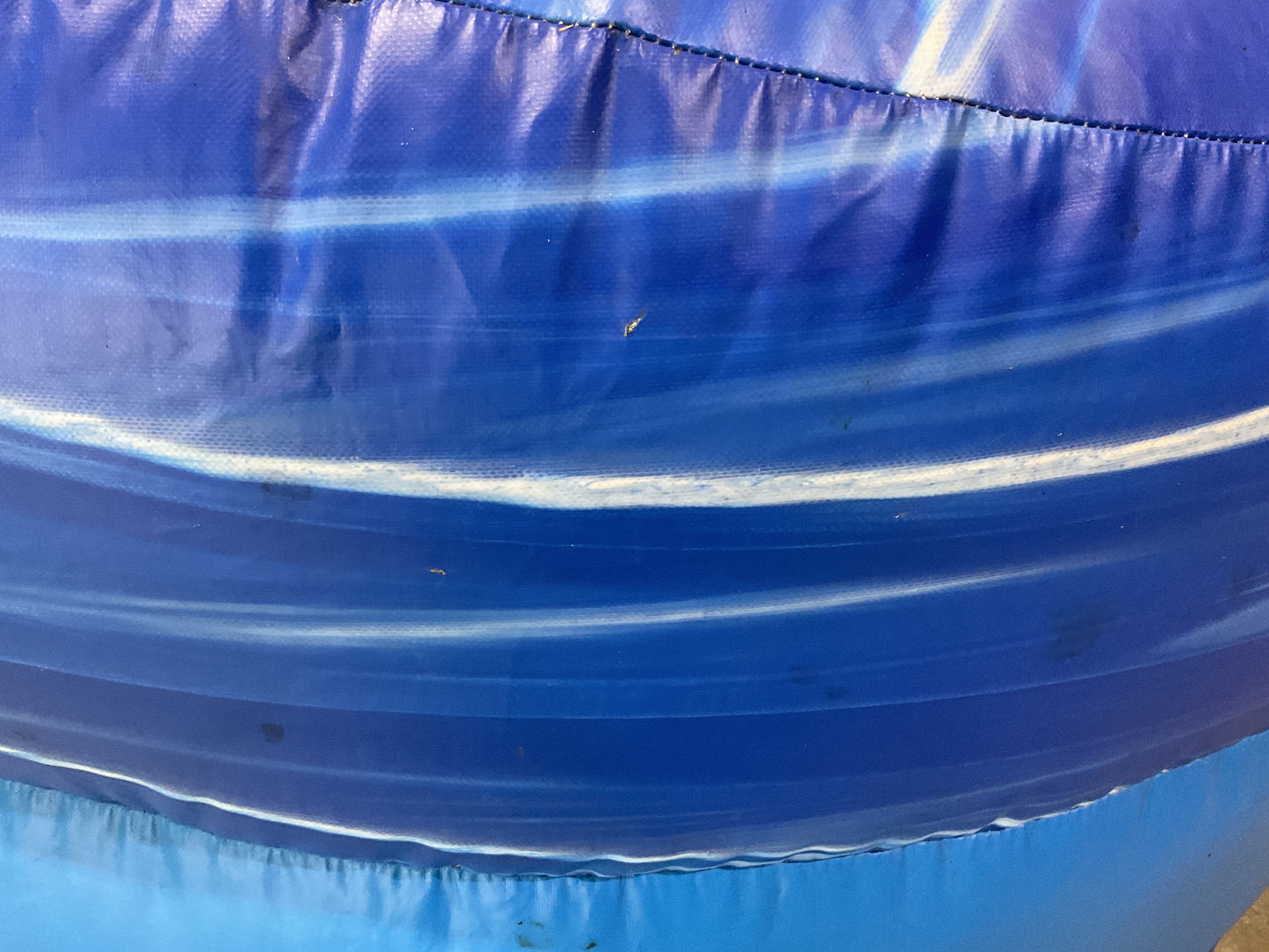 24' Blue Water Falls Slide with pool and landing attachments
