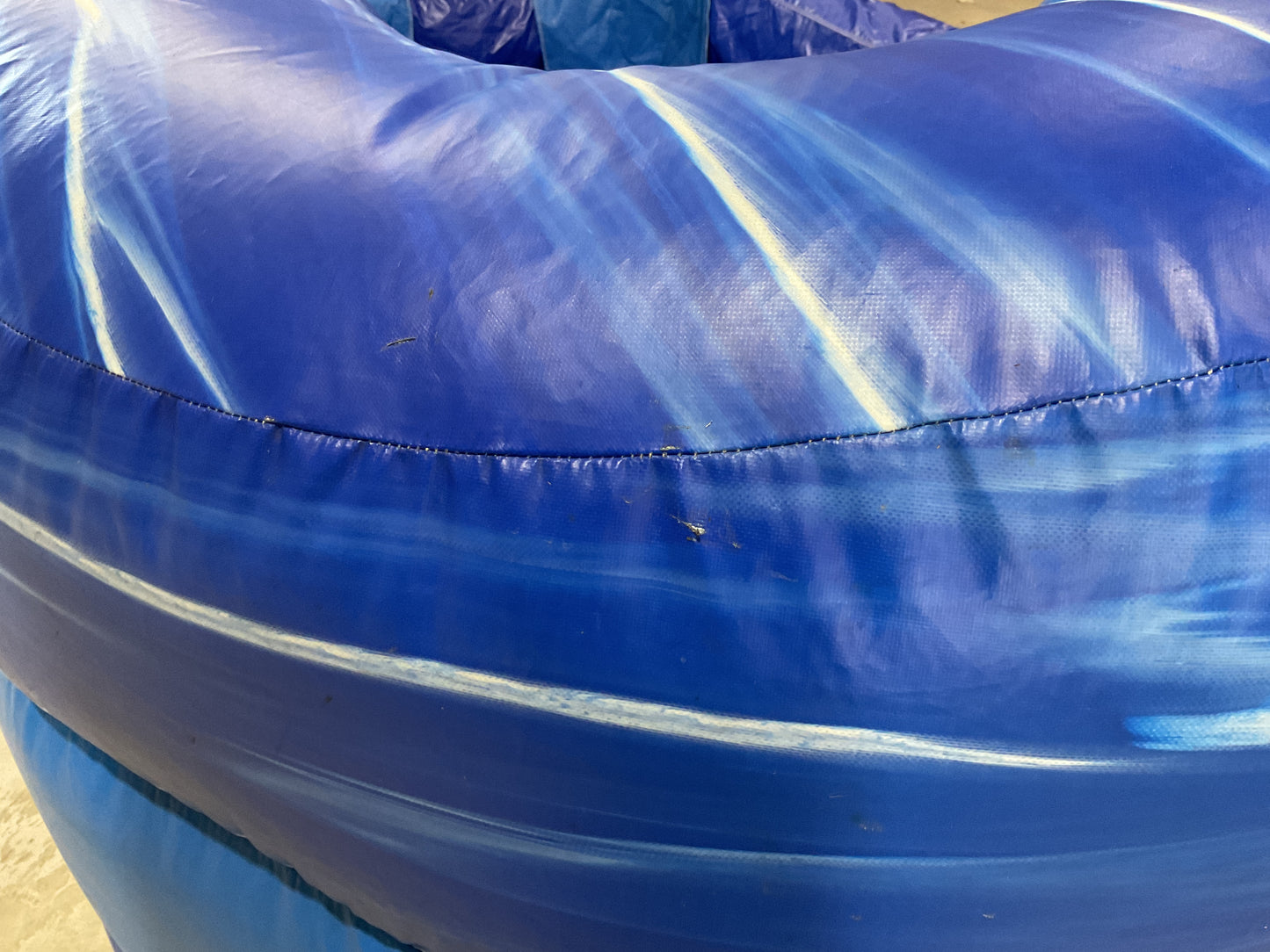 24' Blue Water Falls Slide with pool and landing attachments