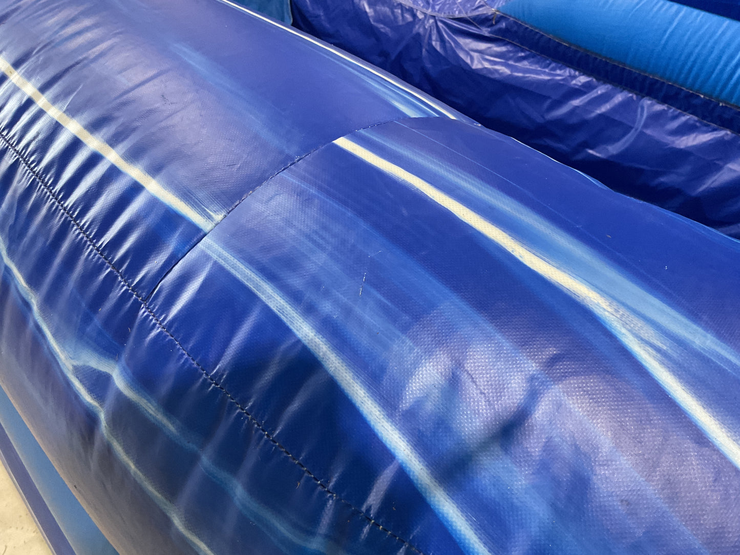 24' Blue Water Falls Slide with pool and landing attachments