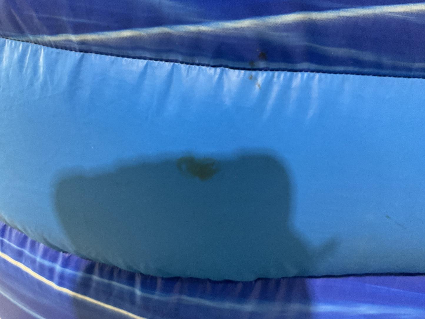 24' Blue Water Falls Slide with pool and landing attachments