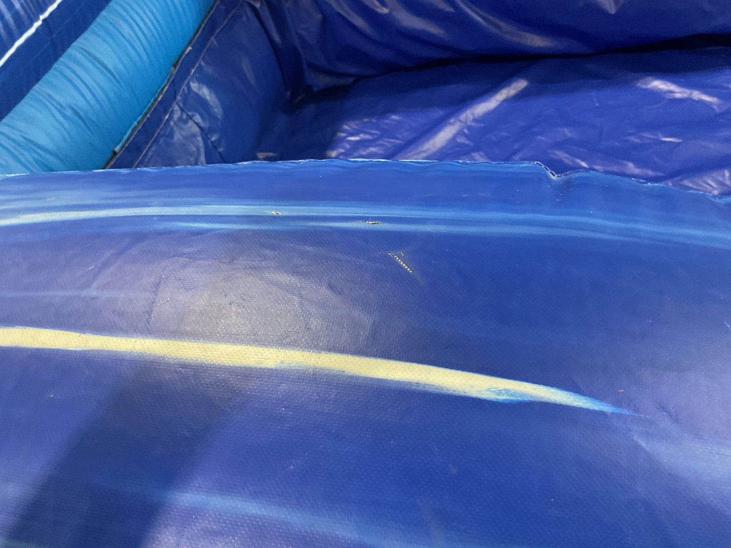 24' Blue Water Falls Slide with pool and landing attachments