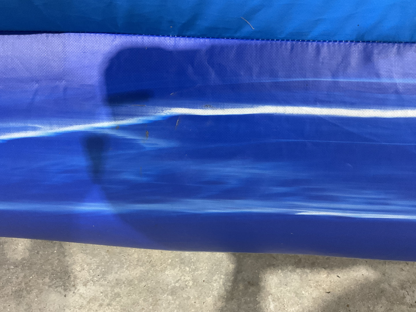 24' Blue Water Falls Slide with pool and landing attachments
