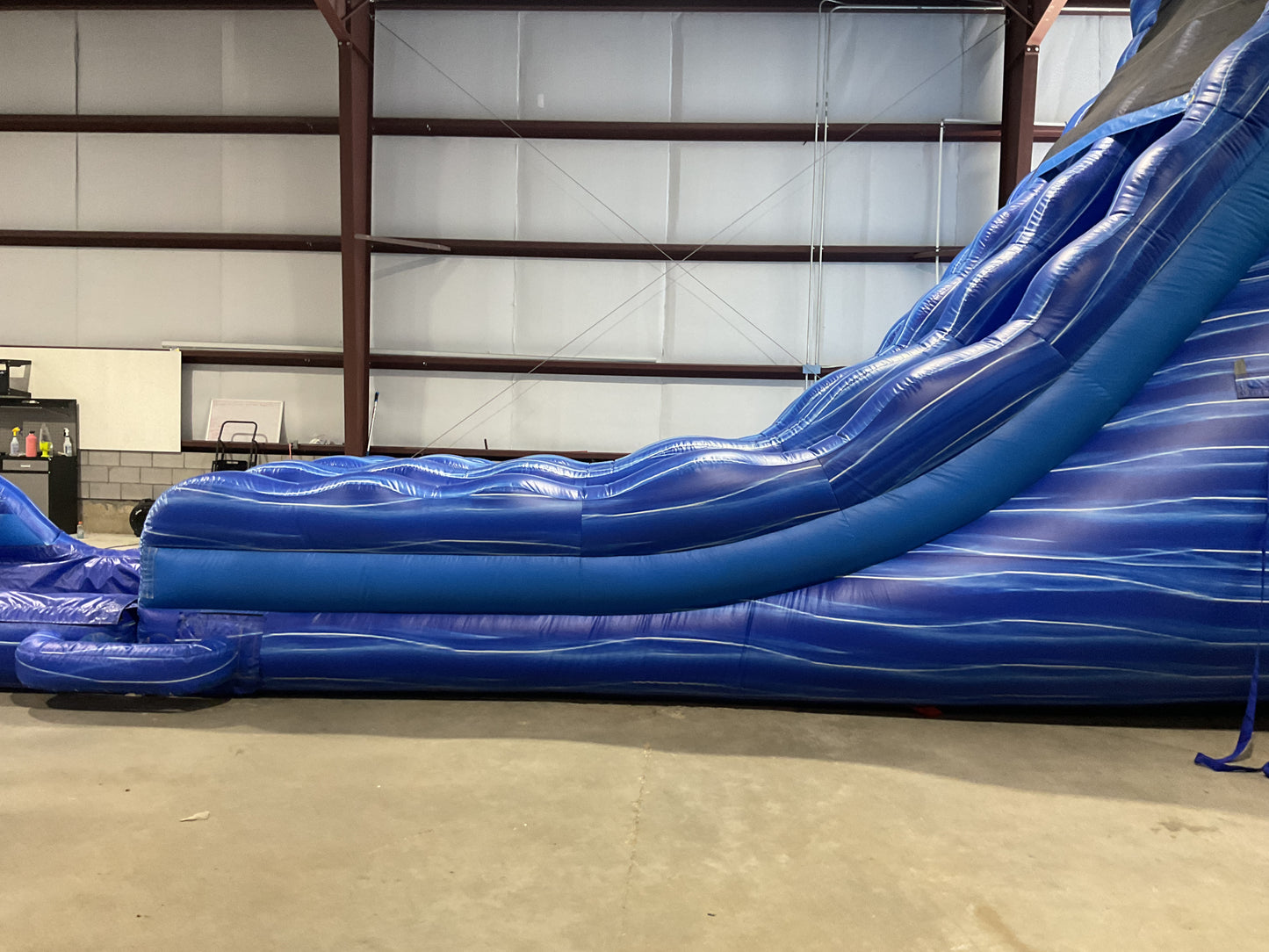 24' Blue Water Falls Slide with pool and landing attachments