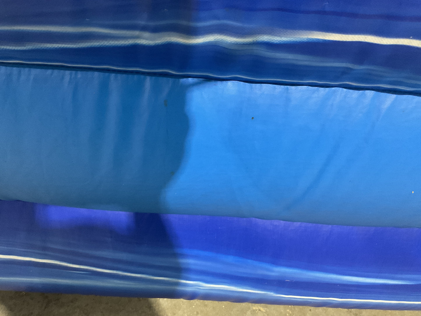 24' Blue Water Falls Slide with pool and landing attachments