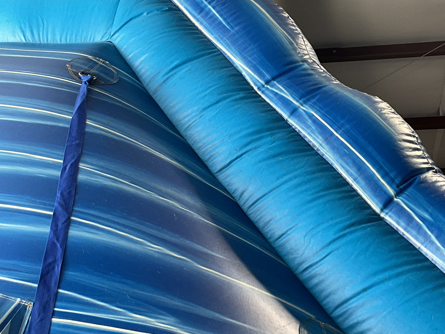 24' Blue Water Falls Slide with pool and landing attachments