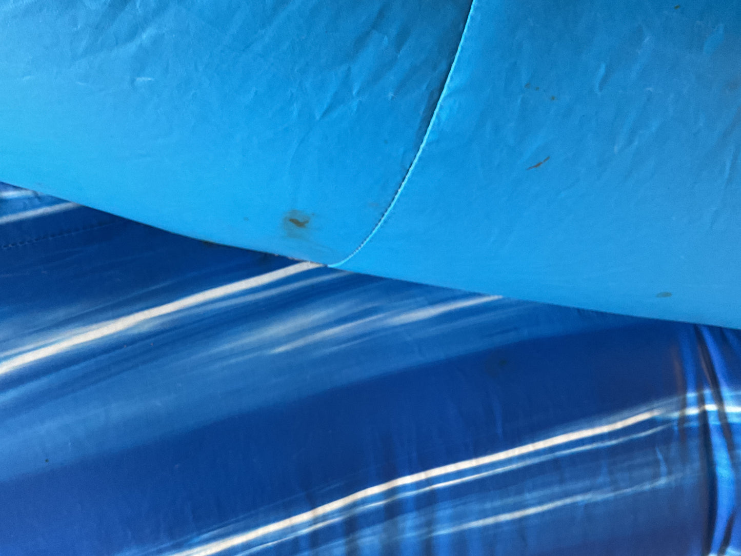 24' Blue Water Falls Slide with pool and landing attachments