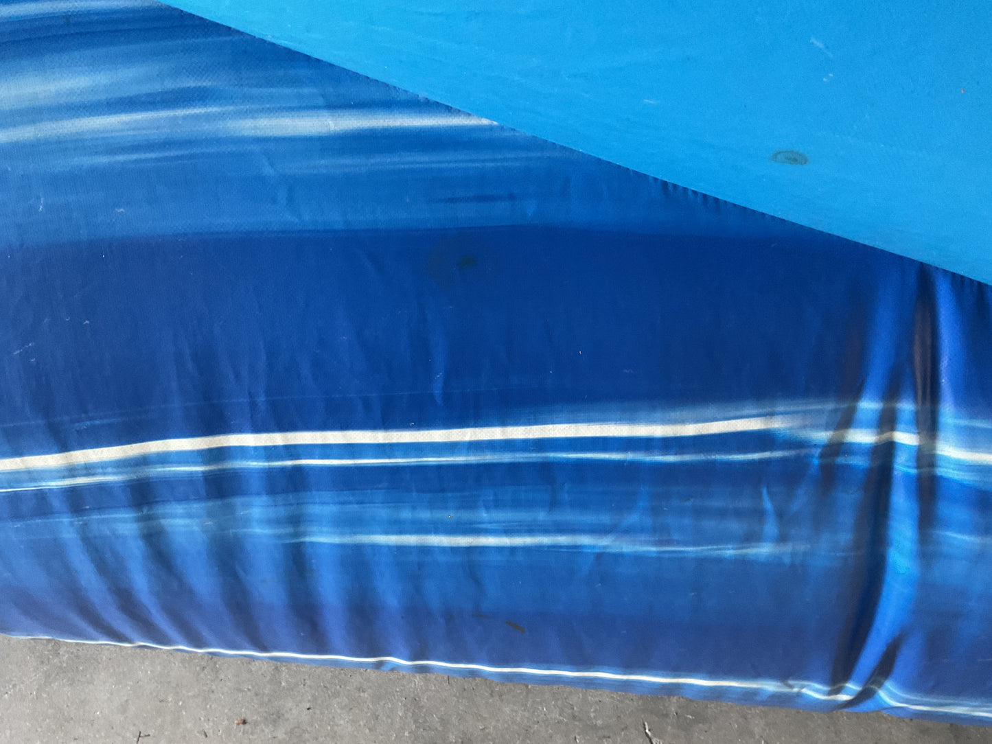 24' Blue Water Falls Slide with pool and landing attachments