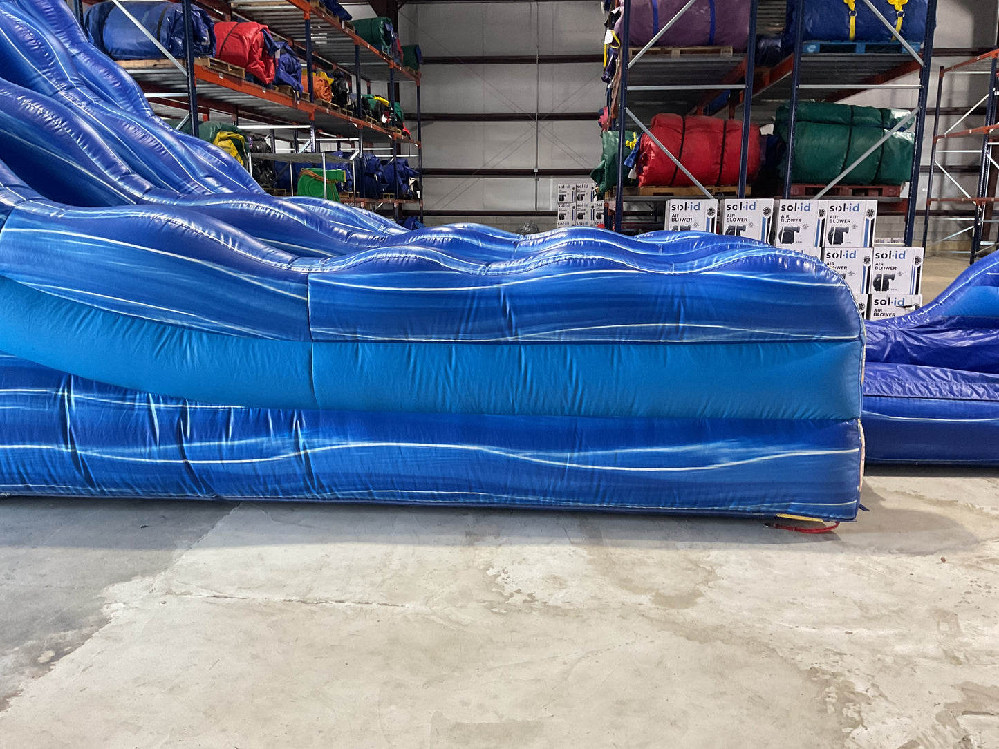 24' Blue Water Falls Slide with pool and landing attachments