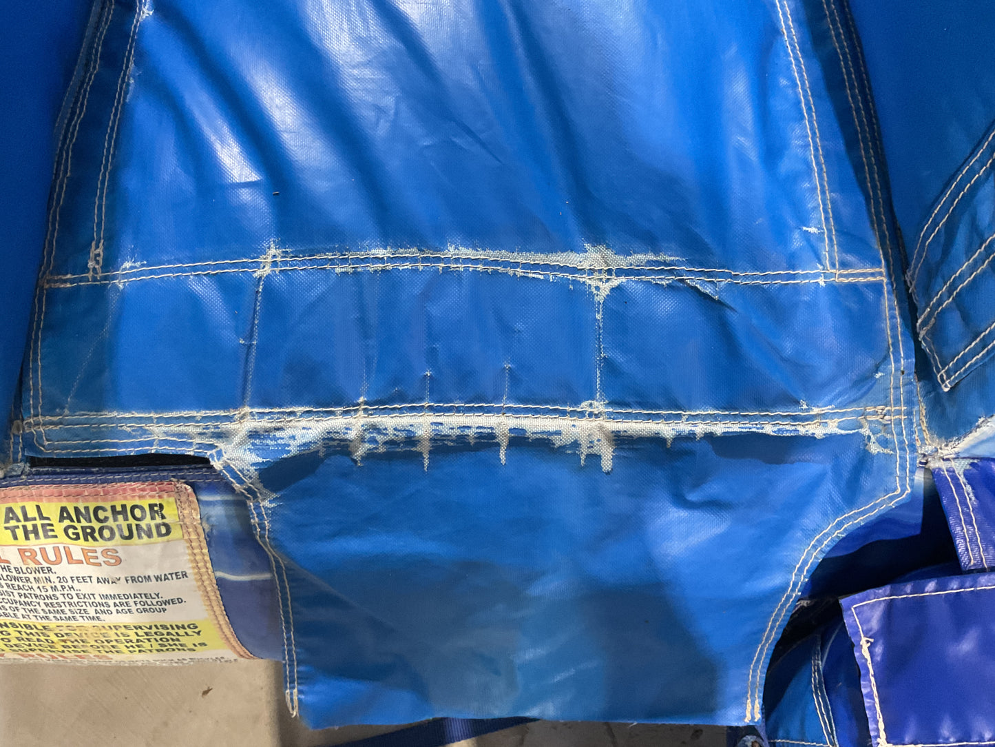 24' Blue Water Falls Slide with pool and landing attachments