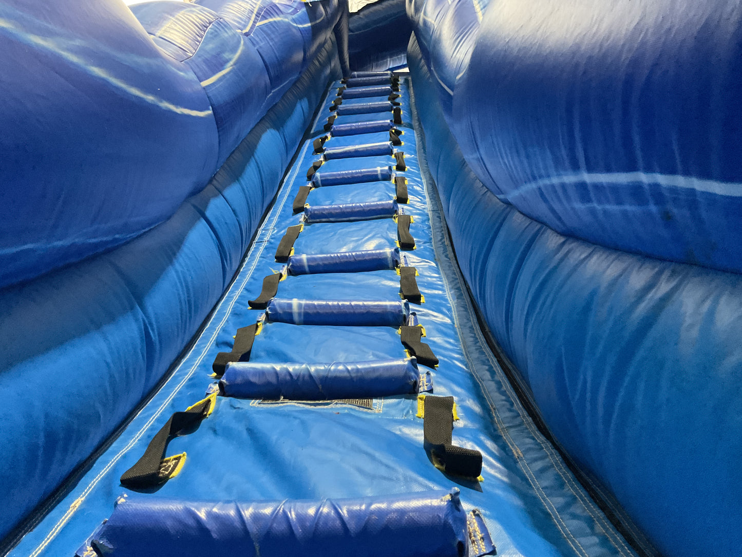 24' Blue Water Falls Slide with pool and landing attachments