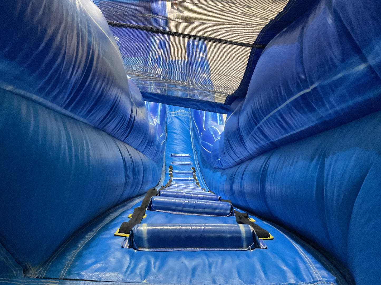 24' Blue Water Falls Slide with pool and landing attachments