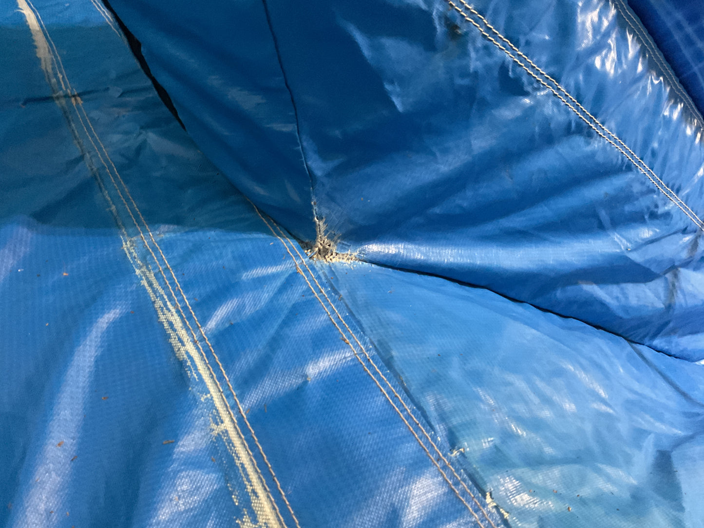 24' Blue Water Falls Slide with pool and landing attachments
