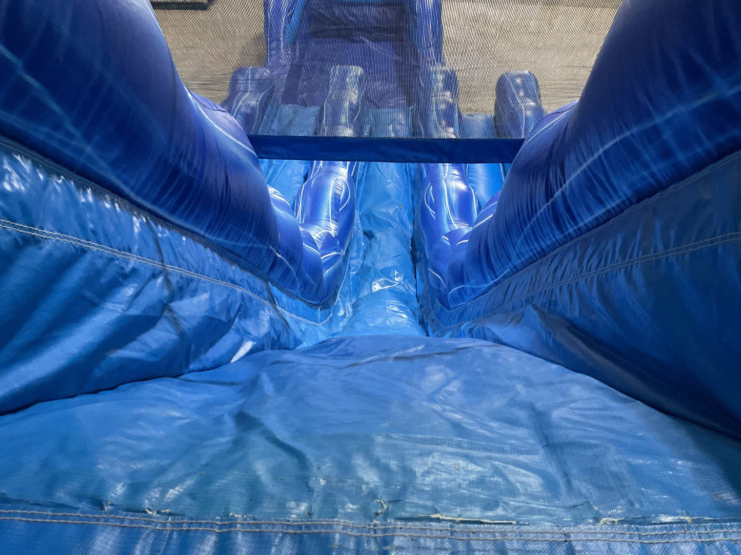 24' Blue Water Falls Slide with pool and landing attachments
