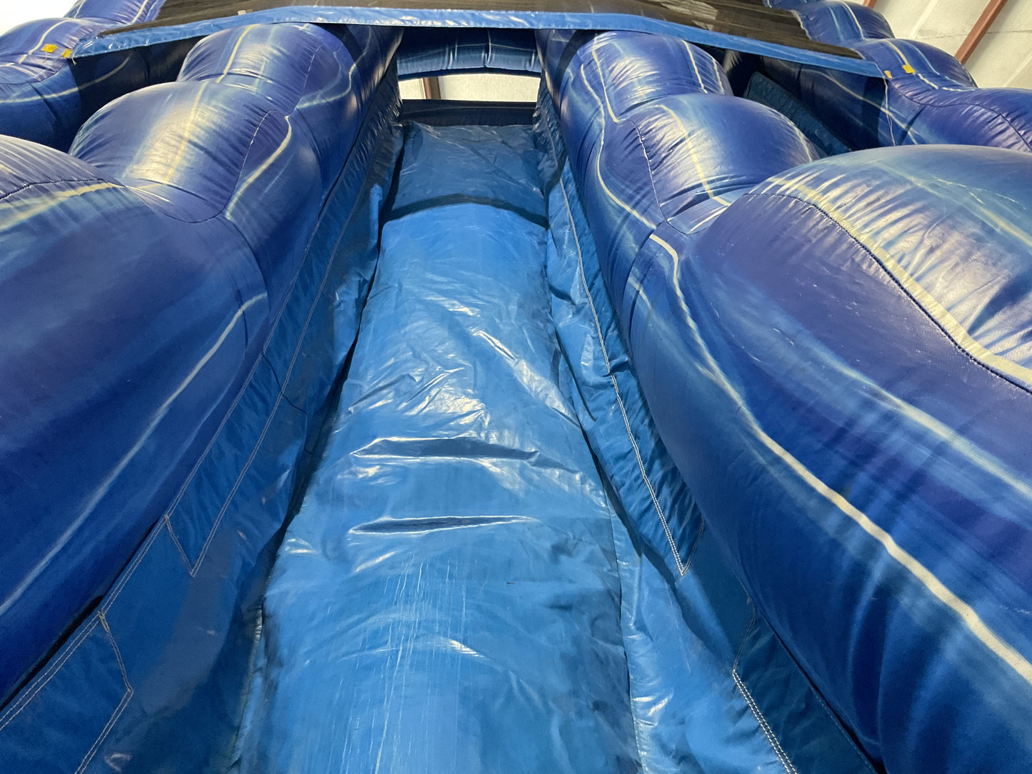 24' Blue Water Falls Slide with pool and landing attachments
