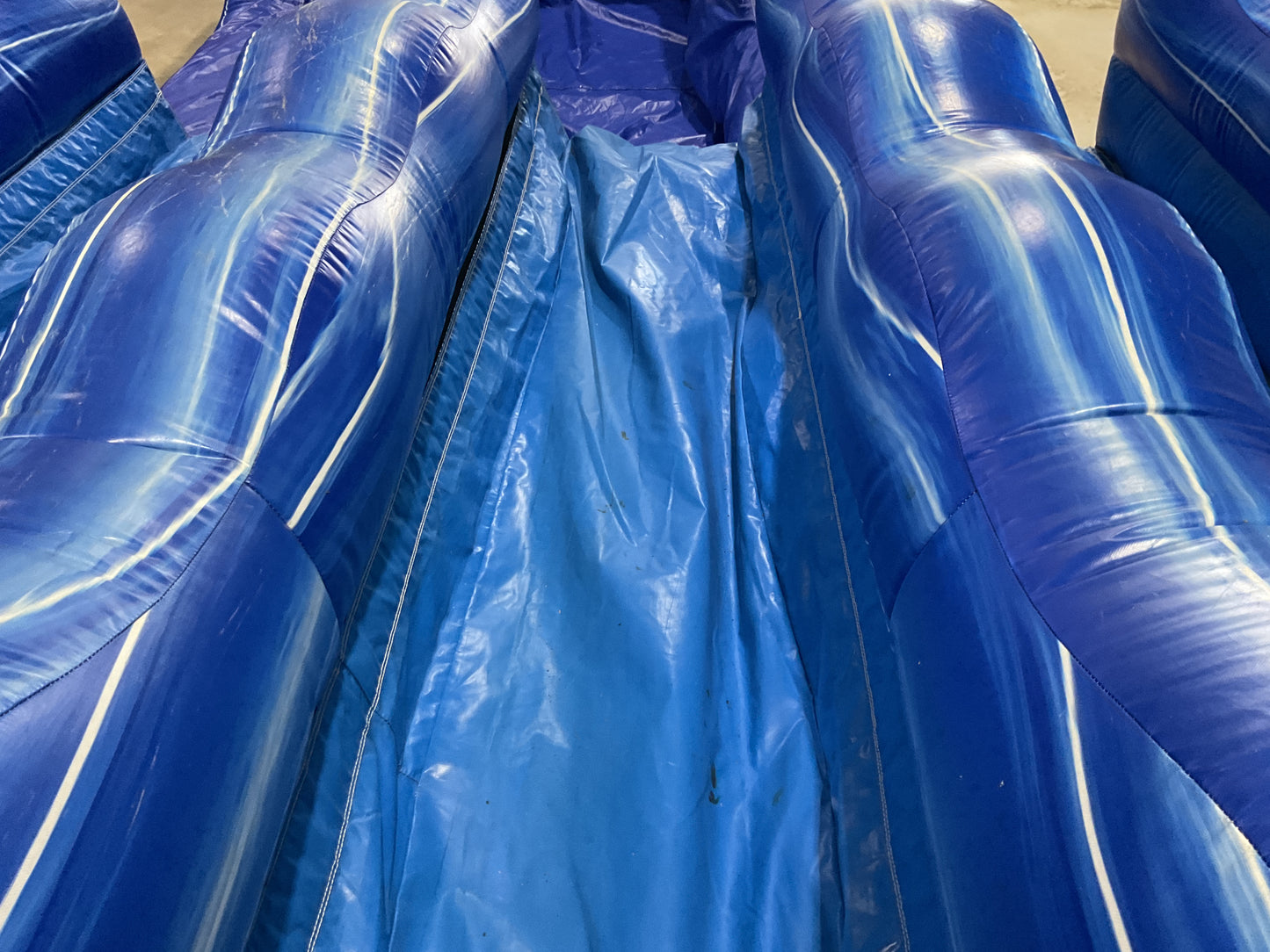 24' Blue Water Falls Slide with pool and landing attachments