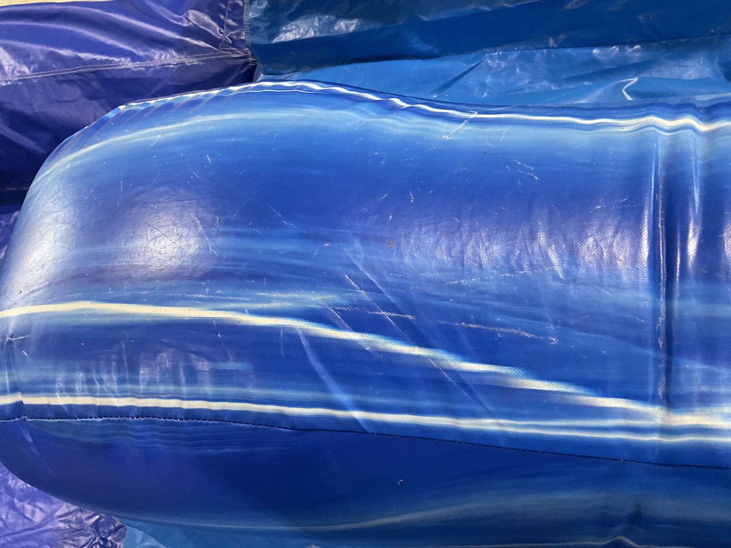 24' Blue Water Falls Slide with pool and landing attachments