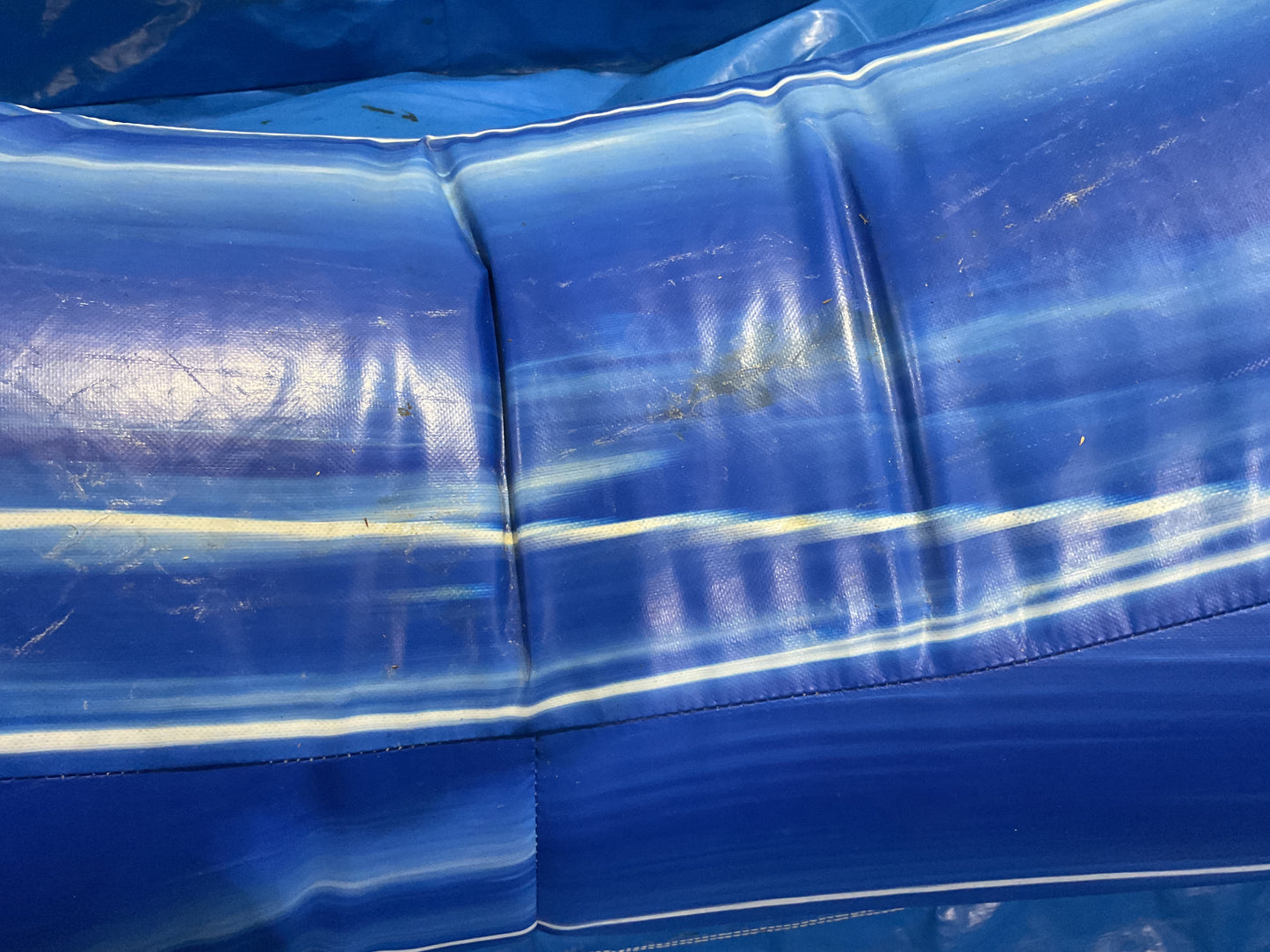 24' Blue Water Falls Slide with pool and landing attachments
