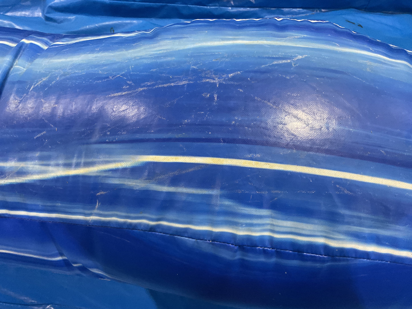 24' Blue Water Falls Slide with pool and landing attachments