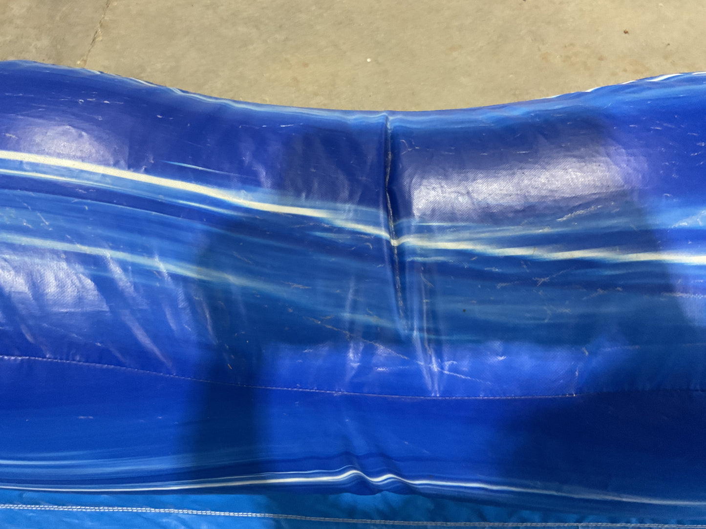 24' Blue Water Falls Slide with pool and landing attachments