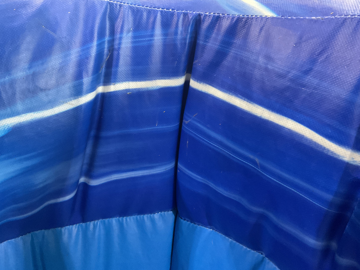 24' Blue Water Falls Slide with pool and landing attachments