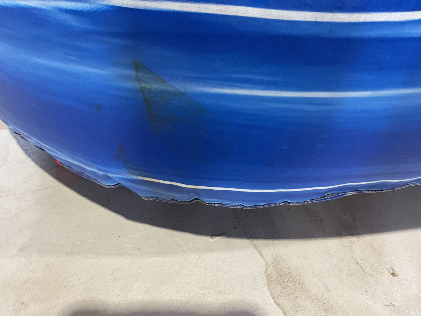 24' Blue Water Falls Slide with pool and landing attachments