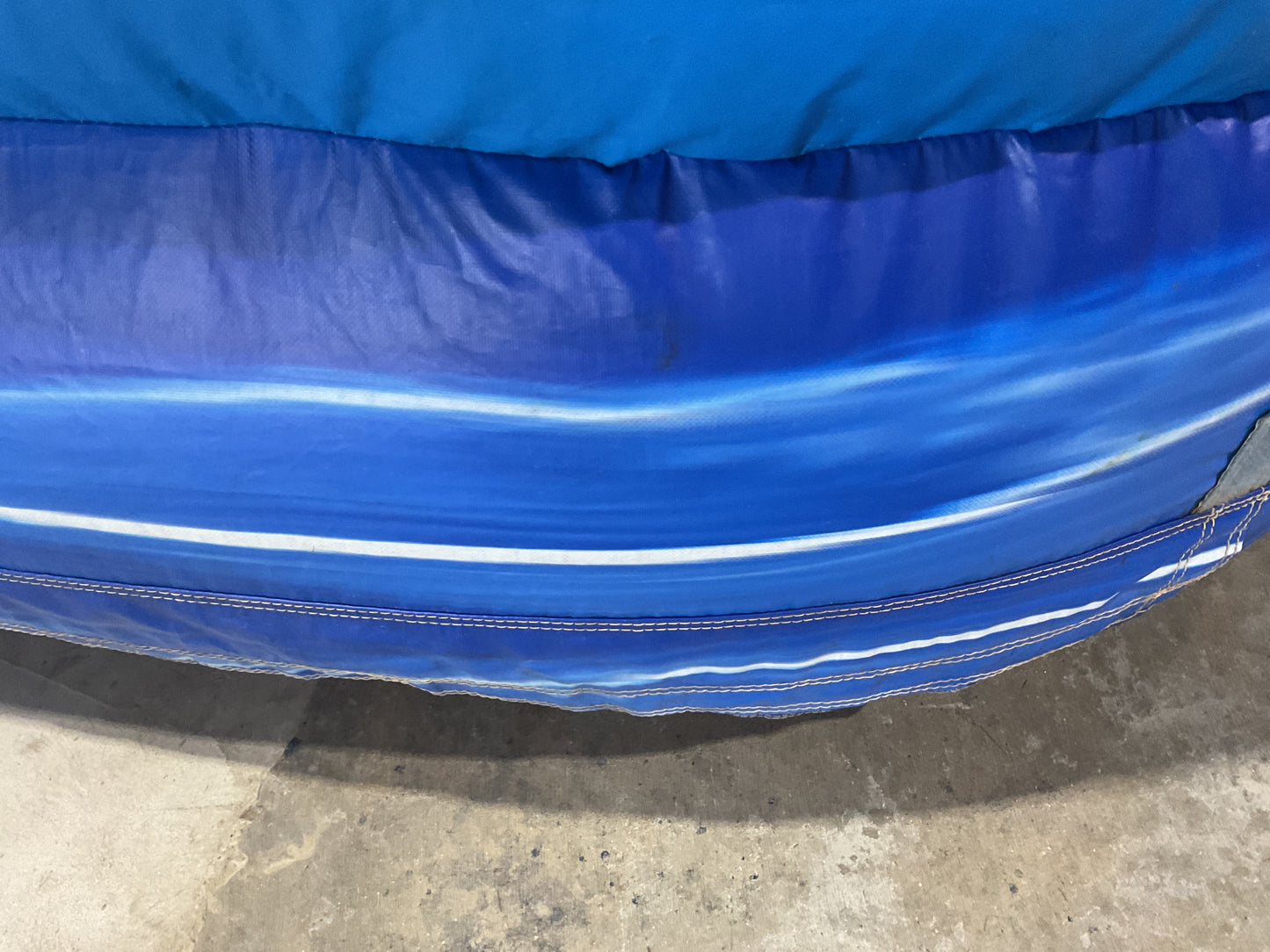 24' Blue Water Falls Slide with pool and landing attachments