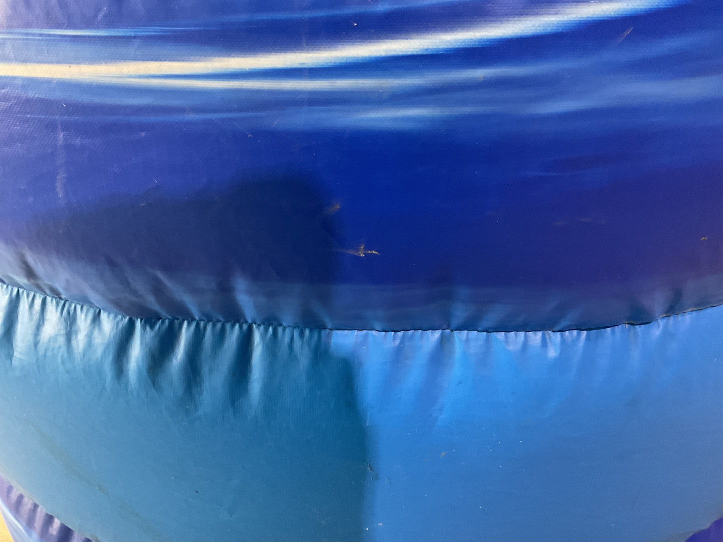 24' Blue Water Falls Slide with pool and landing attachments