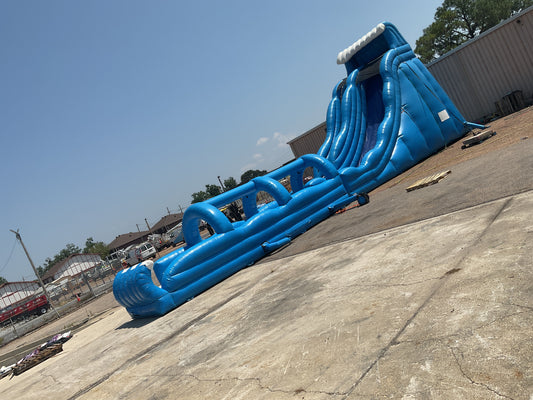 25' Pipeline Slide with slip-n-slide