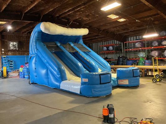15' Double Splash Slide