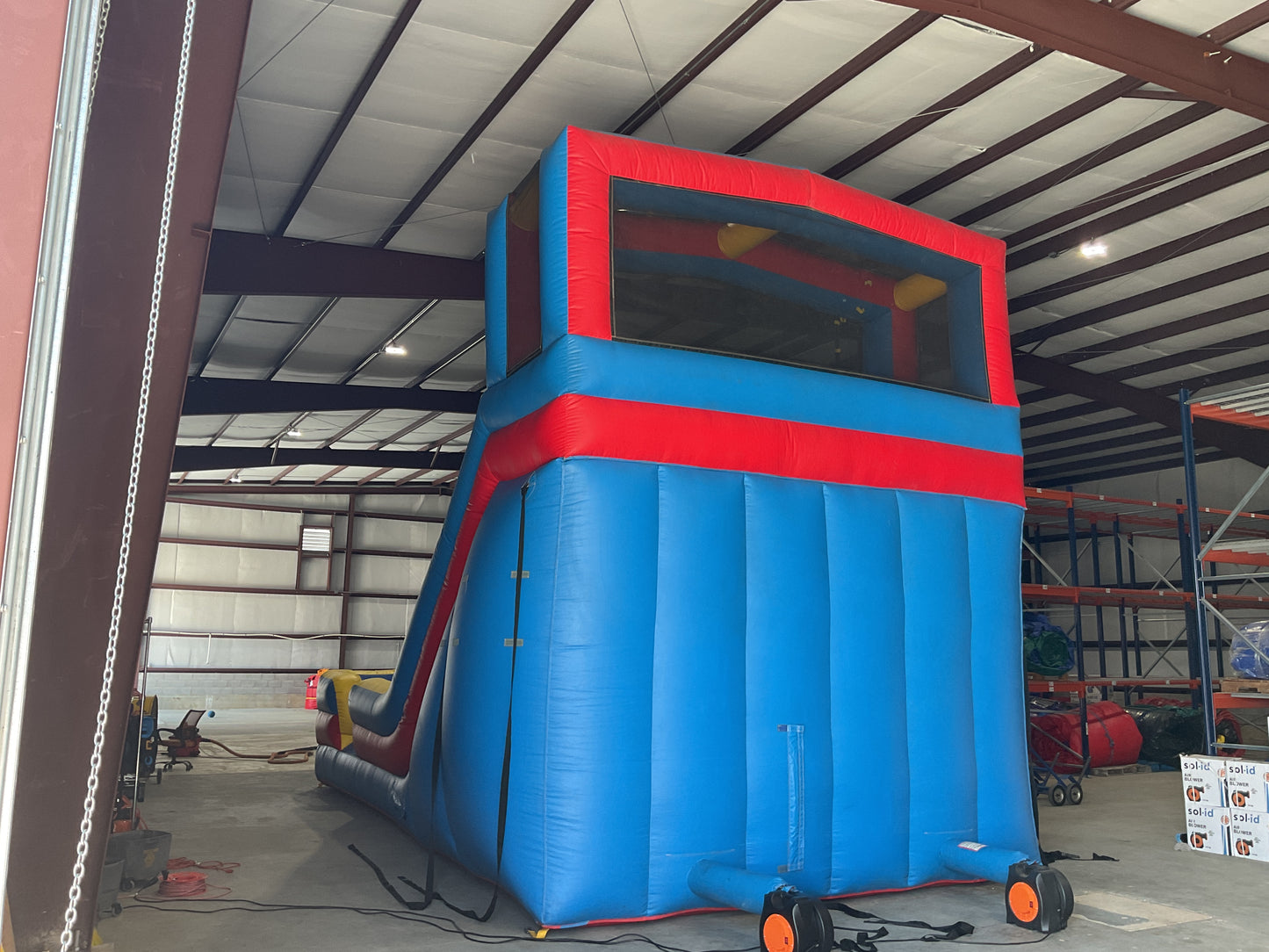 19' Dual Lane Modular Slide with landing