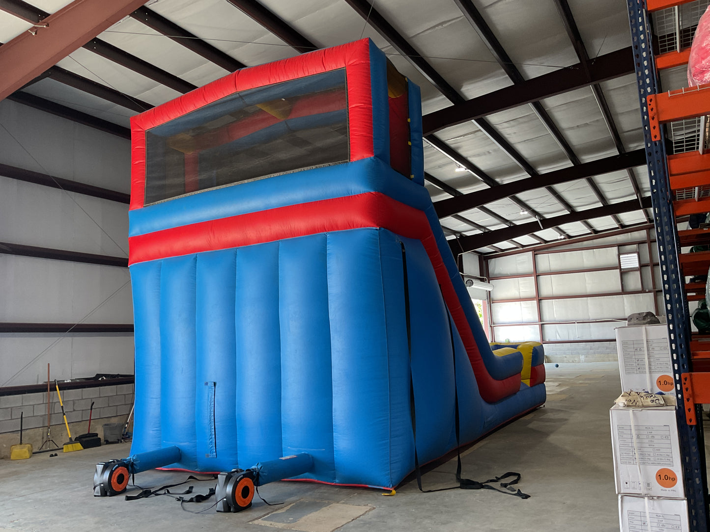19' Dual Lane Modular Slide with landing