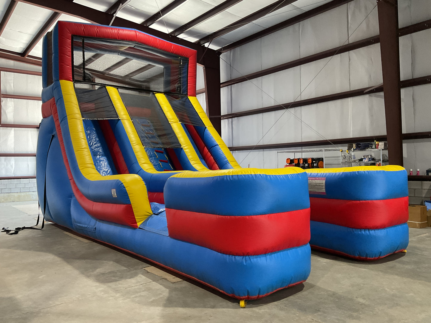19' Dual Lane Modular Slide with landing