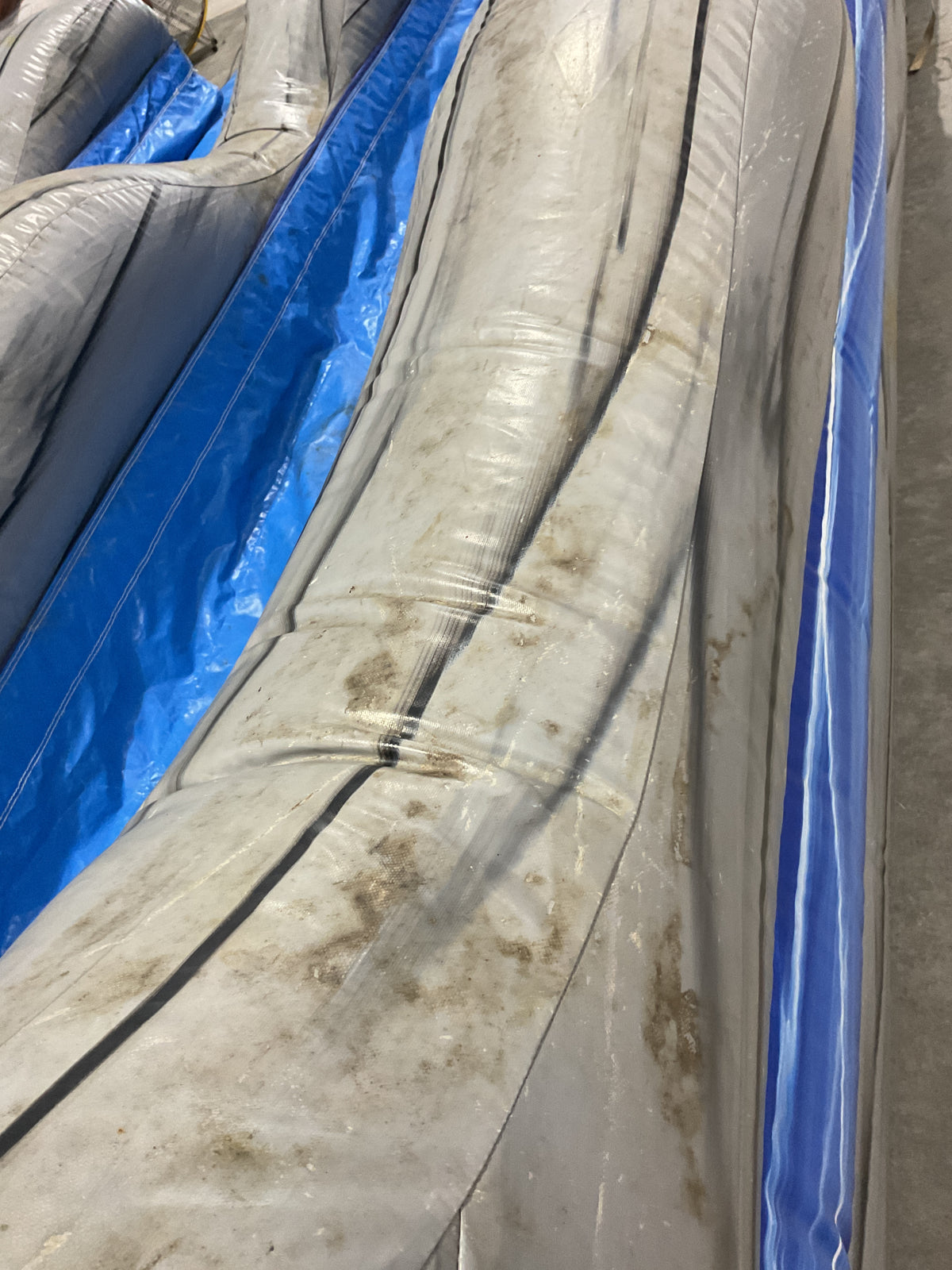 Dual Lane Slip-n-Slide with pool and landing attachments