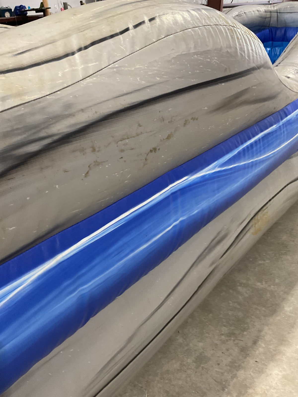 Dual Lane Slip-n-Slide with pool and landing attachments