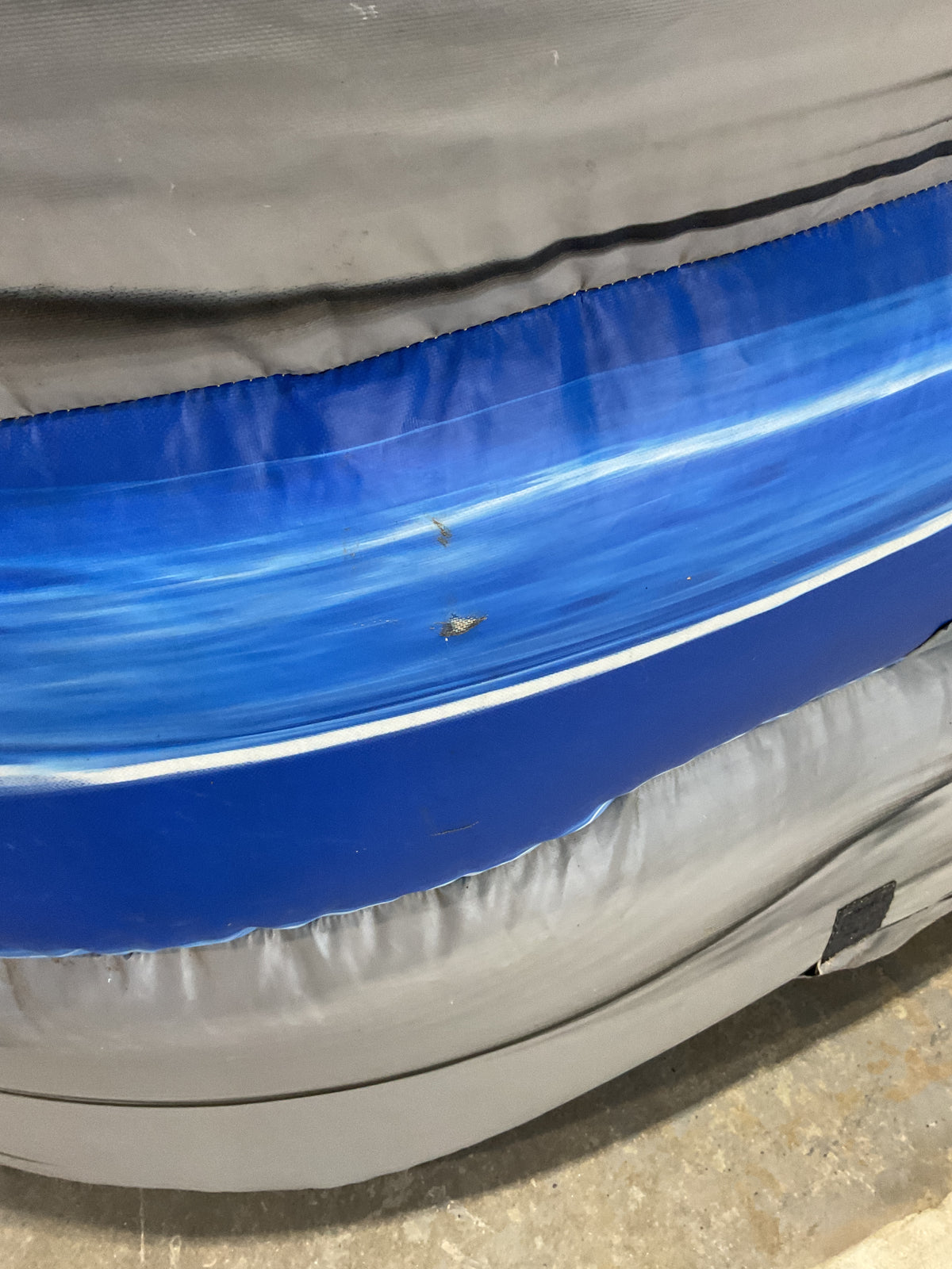 Dual Lane Slip-n-Slide with pool and landing attachments