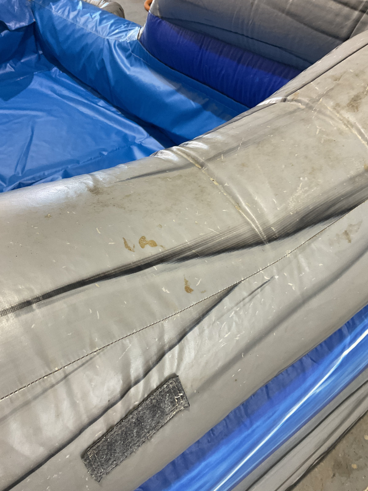 Dual Lane Slip-n-Slide with pool and landing attachments