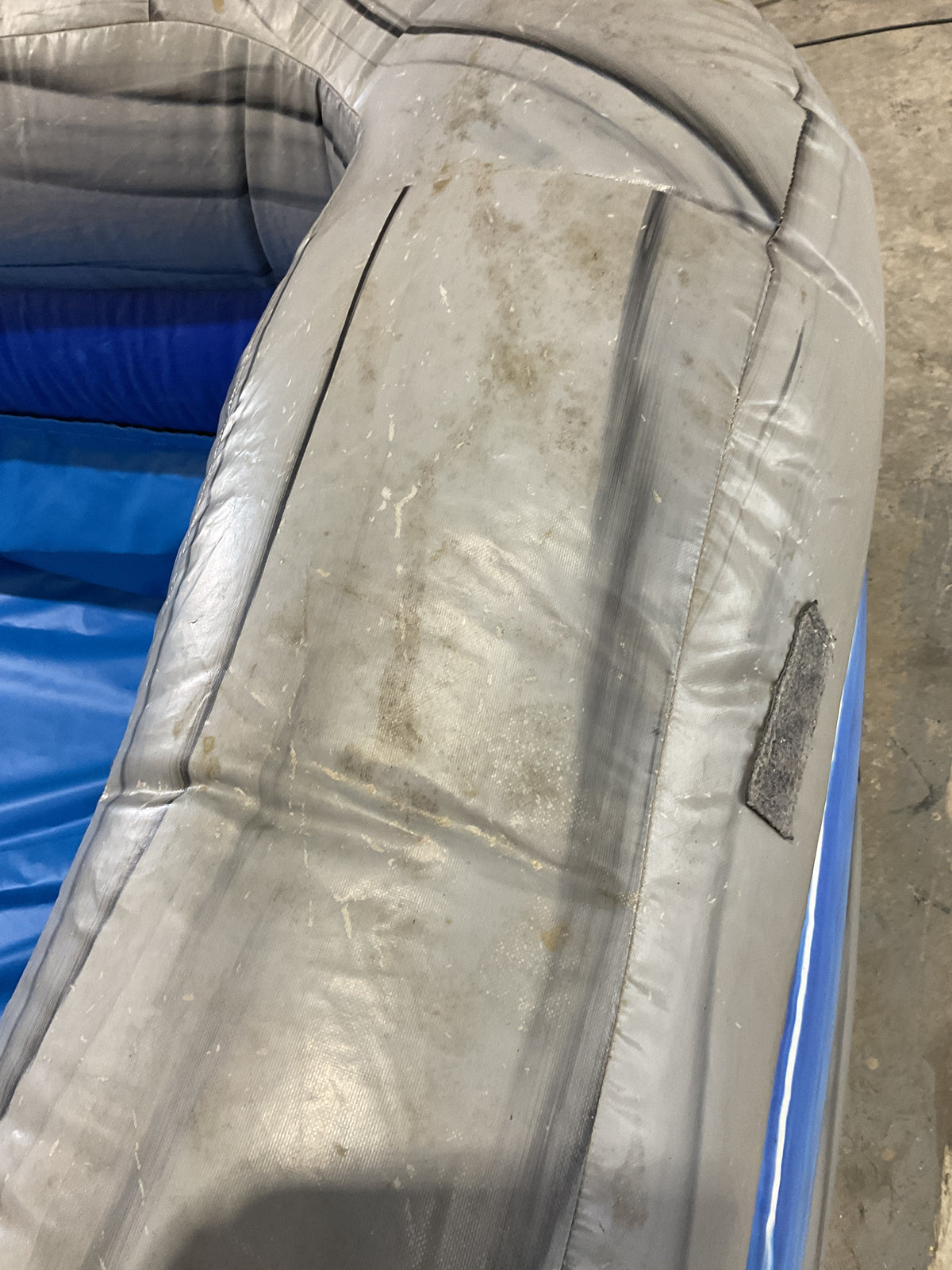 Dual Lane Slip-n-Slide with pool and landing attachments