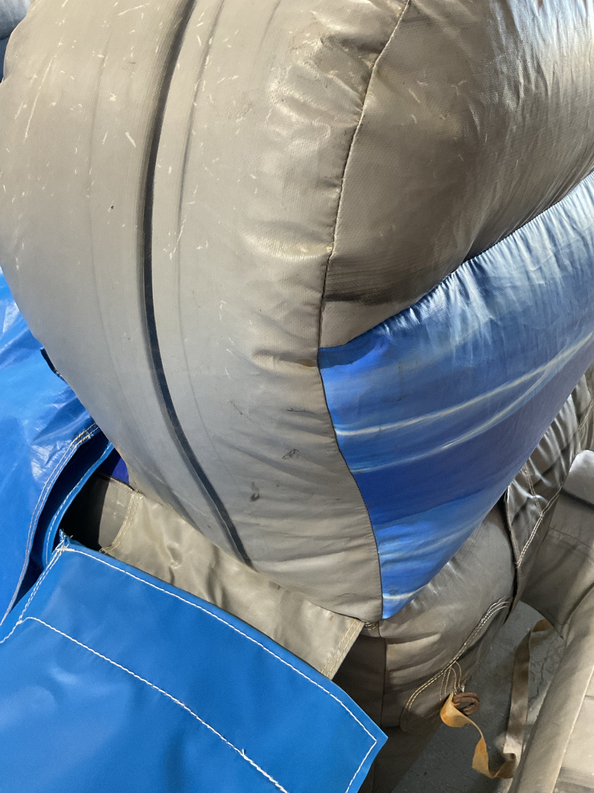 Dual Lane Slip-n-Slide with pool and landing attachments