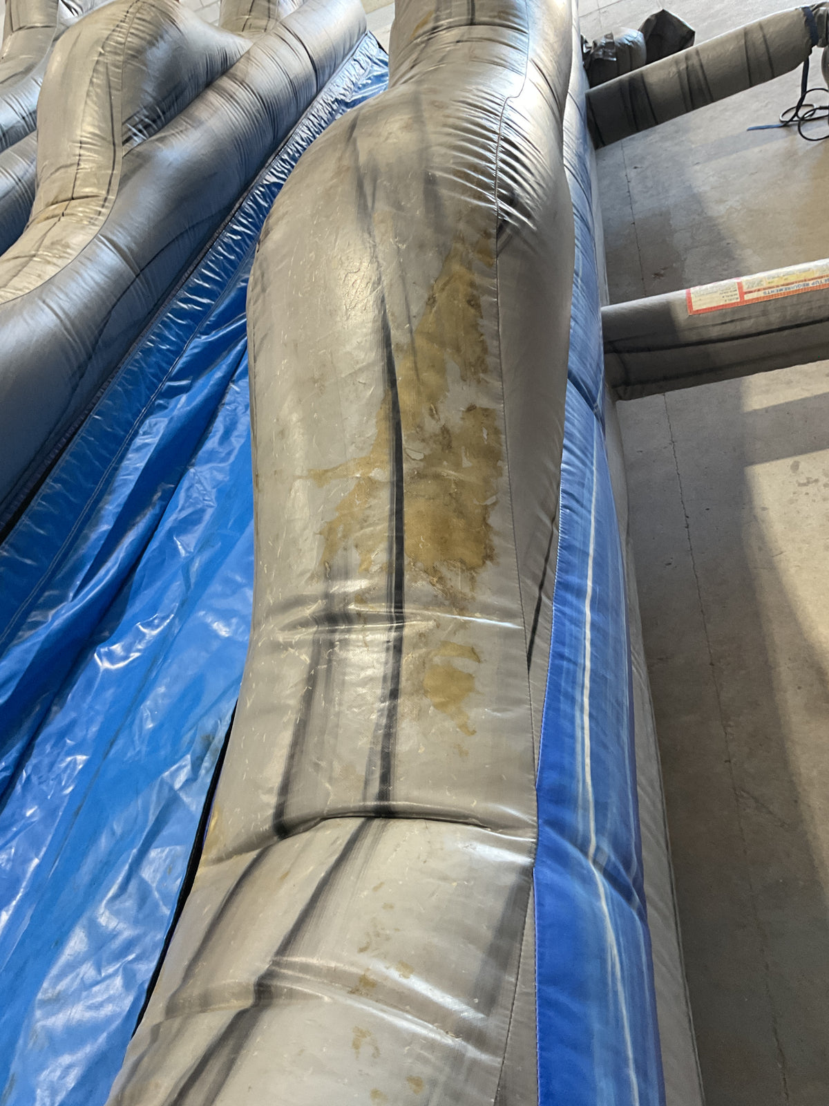 Dual Lane Slip-n-Slide with pool and landing attachments