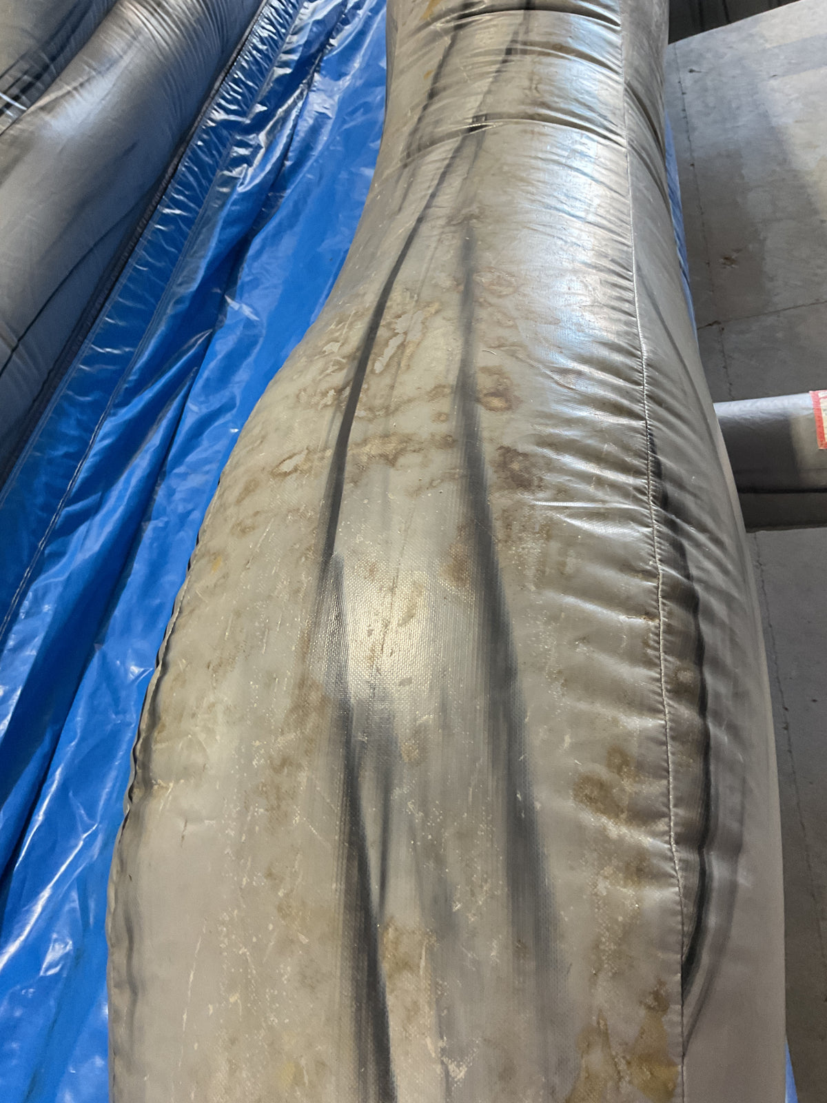 Dual Lane Slip-n-Slide with pool and landing attachments
