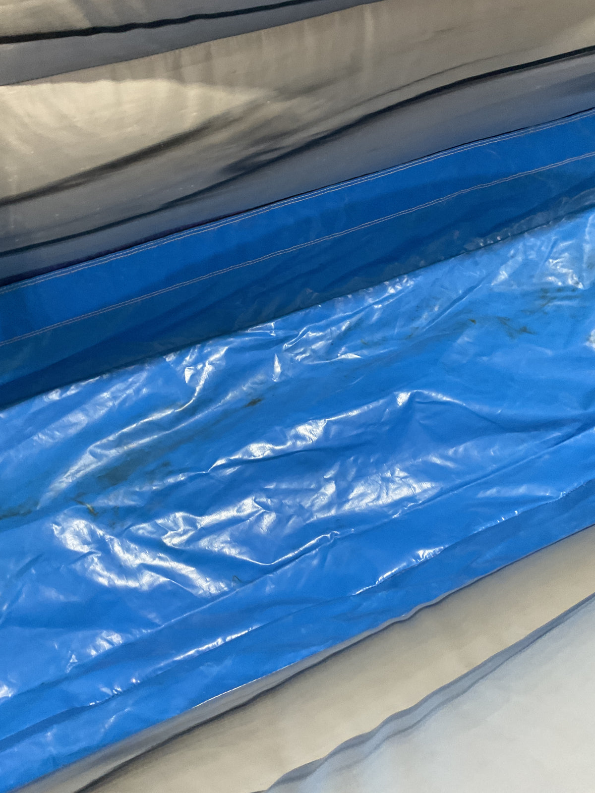 Dual Lane Slip-n-Slide with pool and landing attachments
