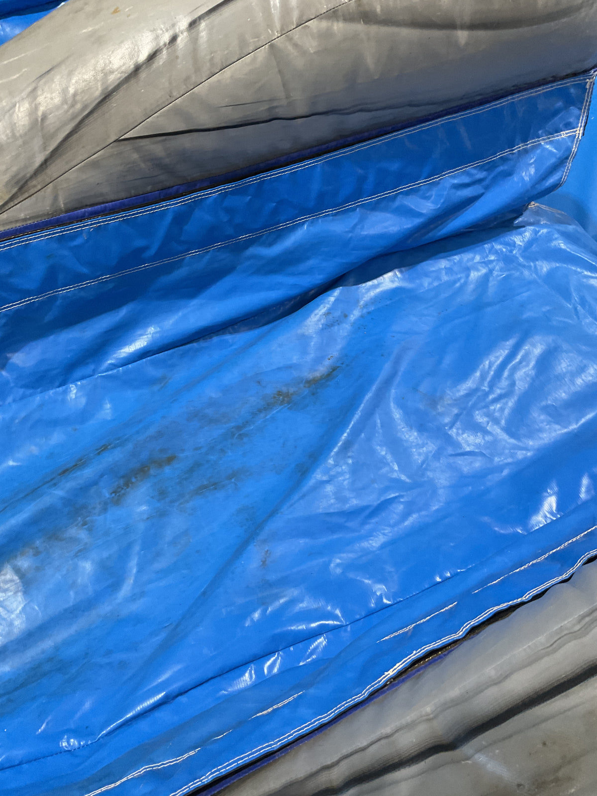 Dual Lane Slip-n-Slide with pool and landing attachments