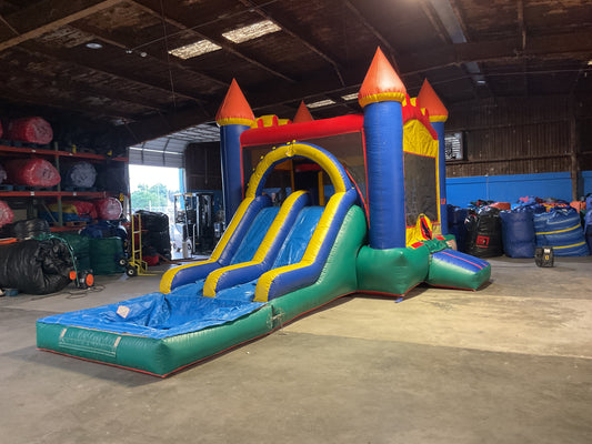 Castle Combo dual lane wet dry with pool