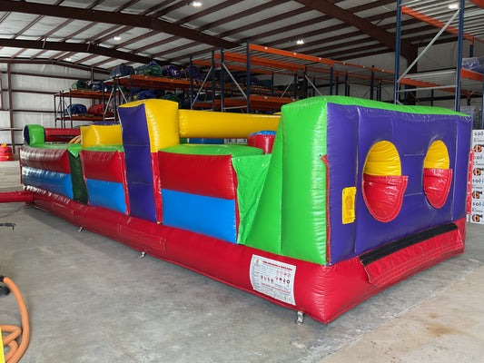 60' Obstacle Course set!