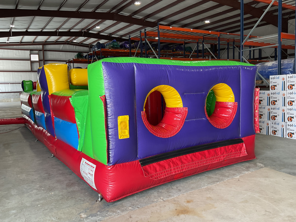 60' Obstacle Course set!