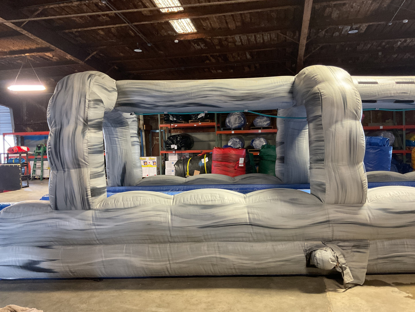 Roaring River Slip-n-slide with pool