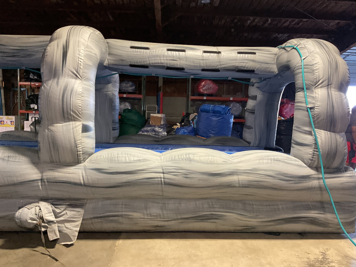 Roaring River Slip-n-slide with pool